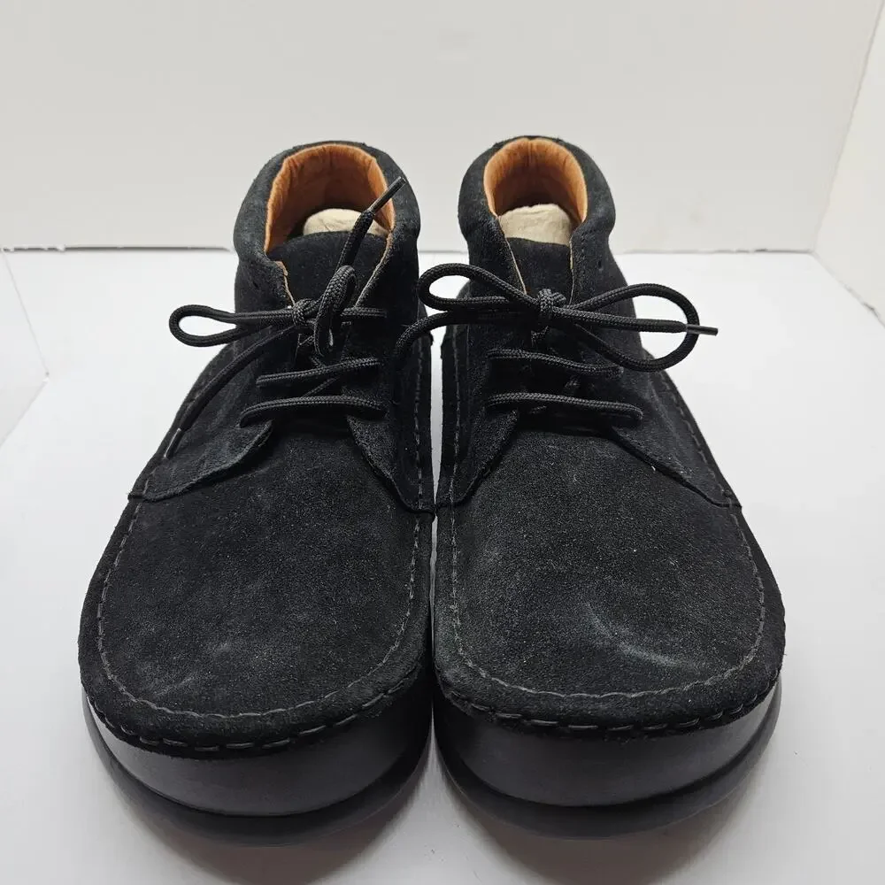 Betula Berkenstock Suede Leather Lace Up Boots Eur 40 US L9/M7 New
